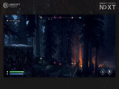 Ubisoft Toronto NEXT 2019 - Game UI Design (HUD) console game ui ubisoft ui ux