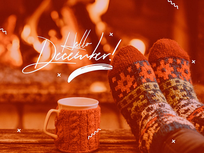 Detty December! december design graphics wallpaper. winter