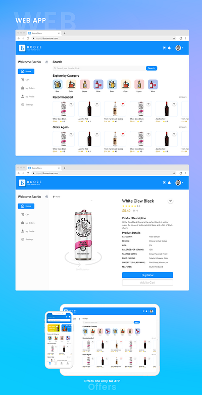 Online Liquor Shop adobexd dashboard dashboard ui design liquor madewithadobexd shopping ui user inteface ux web