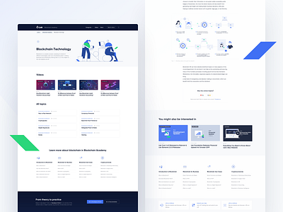 Lisk Academy #3 blockchain crypto cryptocurrency modern ui ui ux webdesign wiki