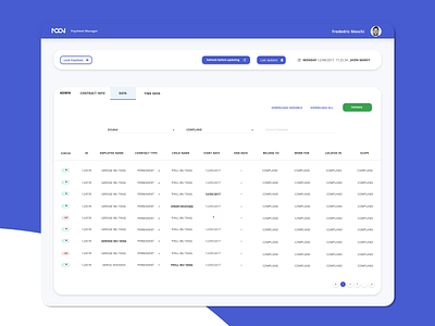 Pay-sheet app design erp finance finance app hrtool project uidesign usercentric ux