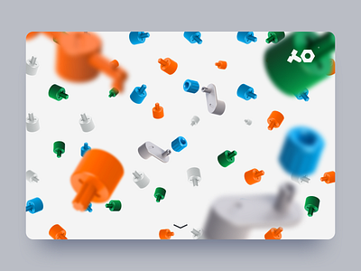 Landing Page for Teenage Engineering accessories confetti dailyui depth of field design dof flat homepage landing page music op 1 product design rainbow scatter swedish teenage engineering ui ux wip
