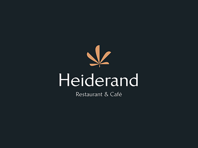 Heiderand Branding branding cafe chestnut elegant floral illustration logo plant restaurant restaurant branding typography vector wordmark