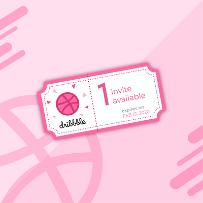 Dribbble Invite adobe illustrator design dribbble invitation dribbble invites illustration invite