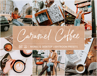 Caramel Coffee - Mobile & Desktop Lightroom Presets adobe lightroom presets airy mobile presets caramel mobile lightroom presets caramel tones lightroom presets coffee mobile presets instagram presets lightroom mobile lightroom presets warm bright presets