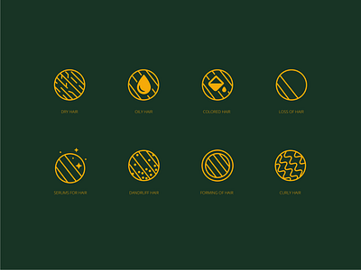 Custom icons set for hair categories branding clean custom icons graphicdesign icon icon design icons icons design icons pack iconset minimal minimal icons minimalist ui web icons