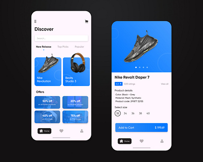 Ecommerce Concept UI 2019 design ios mobile mobile ui ui uidesign user experience user inteface userexperience userinterface ux