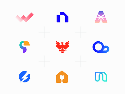 Top 9 | 2019 2d brand branding design gradient identity identity branding logo logo design logo design branding logodesign logofolio logotype top9