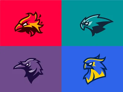 SDC:LX Birds Mascots america american football brand icon logo nfl vector