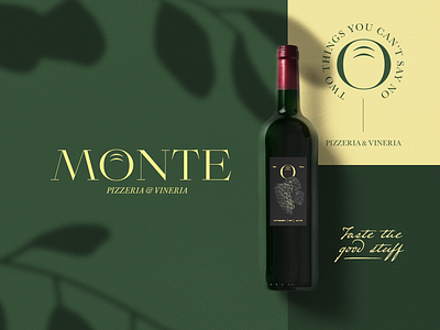 Monte Pizzeria & Vineria - Branding #1 brand identity branding branding and identity branding concept branding design design logo restaurant branding