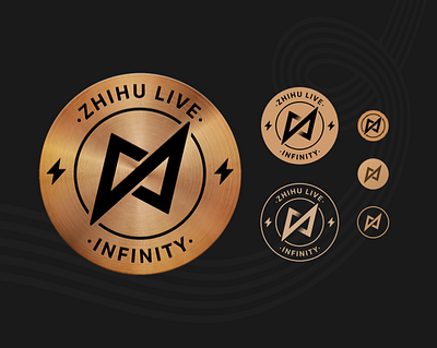 Badge of Zhihu Live badge design icon logo