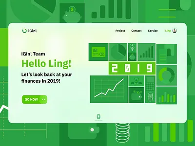 Revenue and expenses in 2019 2019 color design clean design green iginl design interaction design ui ui design ux webdesign website