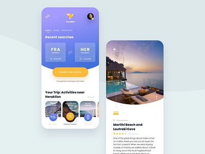 travelbird app booking booking app bookings clean directions flatdesign flights greece holiday menu mobile mobile app mobile design travel travel app travelbird travelling trip uidesign vacation