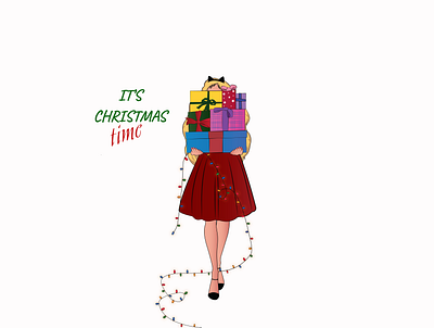 Christmas Time design illustration