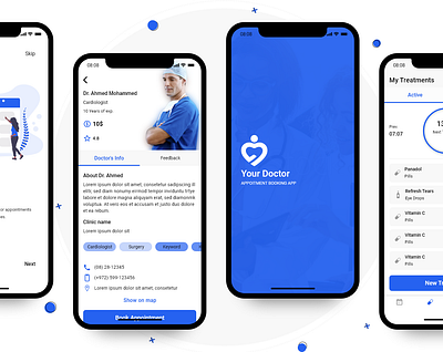 Your Doctor ( Booking Appointment App ) adobe xd android app design app app design ios ios app ui ui ux uidesign ux