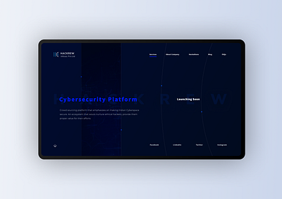 Landing Page - branding design ux vector web