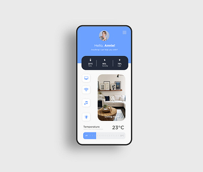 Smart home android app branding design flat icon mobile mobile app mobile app design mobile ui mockup ui uiux ux web website