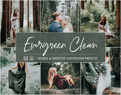 Evergreen Clean - Mobile & Desktop Lightroom Presets forest clean presets