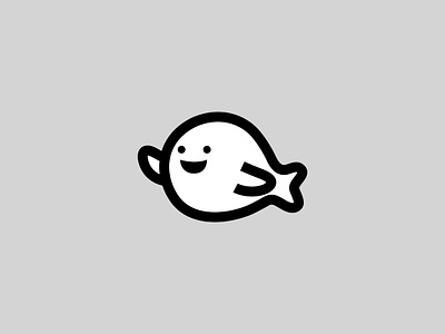 happy fish animal branding cartoon character design dribbble fantasy fish illustration logo mascot