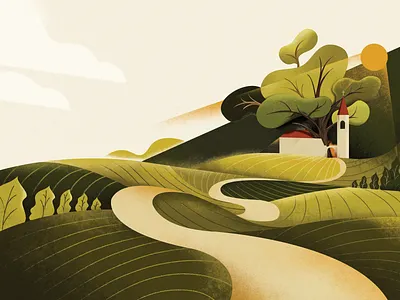 The Alchemist - Last page ai book church digital illustration digitalart drawing geometric illustration illustration illustration art paulo coehlo sun the alchemist