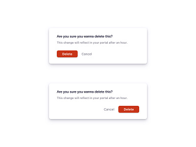 Delete Modal Box design design system modal modal box modal window prompt ui ux