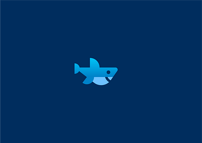 Shark Logo baby shark icon logo minimal shark shark logo