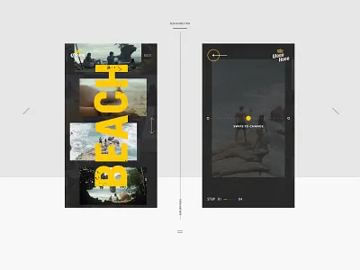 Corona WOOOHOOO app interface layout mobile mobile ui typogaphy ui design