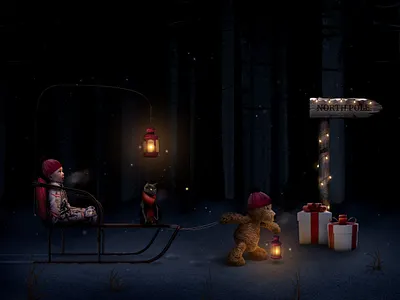 Christmas adventure christmas photo manipulation photoshop