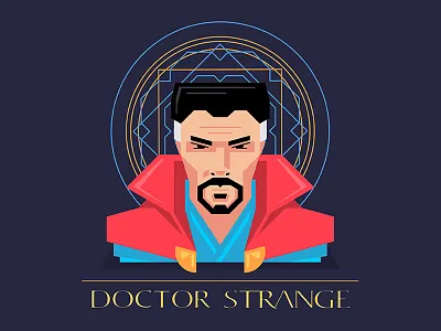 Doctor Strange avengers benedict cumberbatch cartoon character comic design doctor face film illustration line logo marvel movie sherlock strange vector