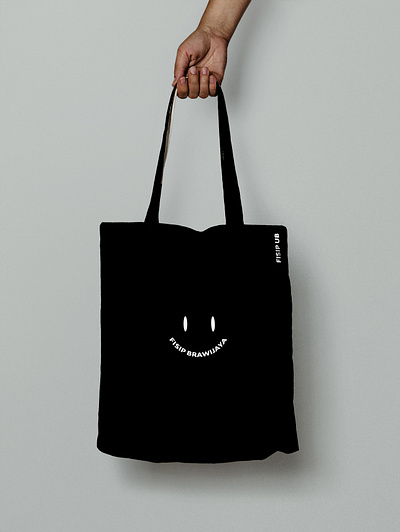 Smile Totebag branding design illustration typography