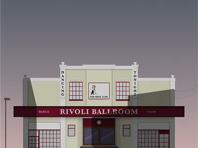 Rivoli Ballroom architecture building illustration light london