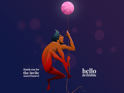 Hello dribbble dribble invite firstshot