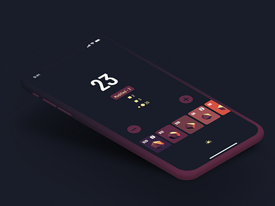 Twilight Dice app color dice ios iphone mac mobile mobile ui