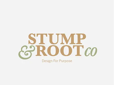Stump & Root co | Full Logo agency brand branding branding design church church logo design logo logo design logo designer logodesign type typogaphy
