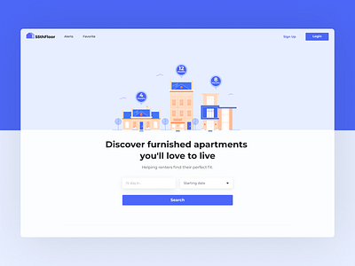 Real Estate LP app design real estate ui uiux web