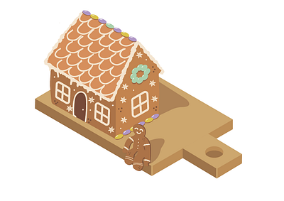 gingerbread house gingerbread house illustration new year vector