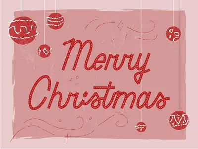 ⛄ Merry Christmas ⛄ christmas card christmas lettering custom lettering customtype digital lettering graphic design handlettering illustration merrychristmas mid century mid century design midcentury modern monoline monoline lettering texture vector illustration vector lettering vector type vintage design