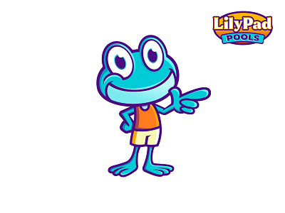 Cartoon Frog Mascot | Pool Cleaning Company brand branding cartoon frog cute frog frog illustration frog mascot home service branding mascot mascot designer modern brand designer plumbing logo pool company logo pool company mascot truck wrap design truck wraps van wrap design van wraps vehicle wraps wrap wraps