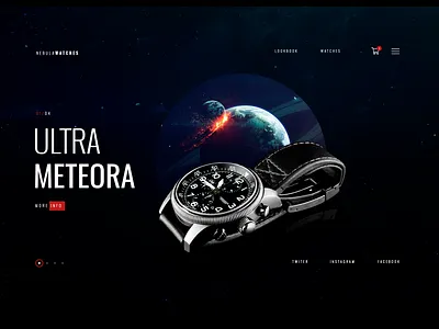 watches concept website nebula animation branding colorfull design flow illustration interaction interactionanimation interactive interactive media interface motion nebula planets typography ui ux watches web webdesign