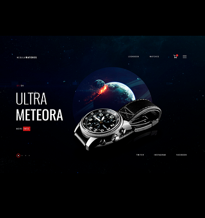 watches concept website nebula animation branding colorfull design flow illustration interaction interactionanimation interactive interactive media interface motion nebula planets typography ui ux watches web webdesign