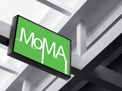 MoMA brand design brand identity design graphic design marketing design poster poster design promotional design sign design signage design