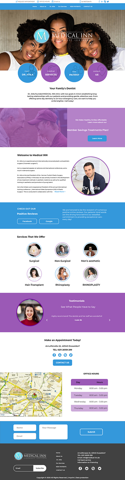 medical inn adobe photoshop adobe xd css design html php ui ui ux ux wordpress