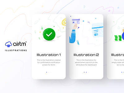 Airtm illustrations brush debitprepaidvirtualcard designer digital done icon illustration illustrator message modern neel notification prakhar security sharma sketch trending ui uiux wallet