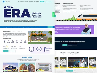 Real Estate Website Design clean ui design real estate website