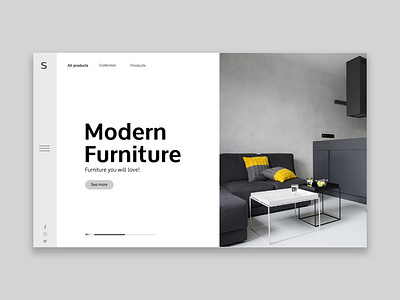 The Furniture You Love ! art branding design logo modern product design ui ux web website