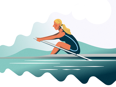 Cambridge rowing affinity designer cambridge illustration rowing vector water water sports