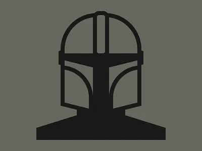 Bounty Hunter art artwork baby yoda design disney fan art geometric geometry graphic art graphic design icon design illustration illustrator mandolorian shapes star wars the mandolorian