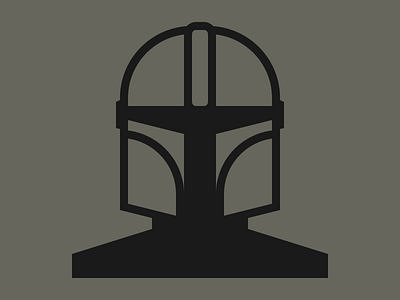 Bounty Hunter art artwork baby yoda design disney fan art geometric geometry graphic art graphic design icon design illustration illustrator mandolorian shapes star wars the mandolorian