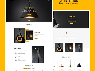 Interior Lighting Home Decor Crafts – eCommerce Responsive Theme ecommerce prestashop prestashop theme template theme website