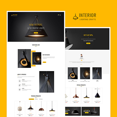 Interior Lighting Home Decor Crafts – eCommerce Responsive Theme ecommerce prestashop prestashop theme template theme website